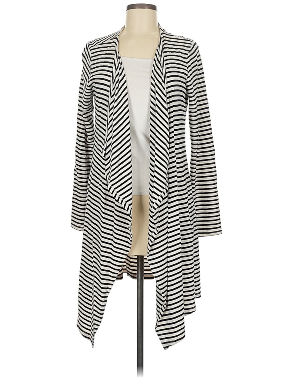 Soma Loungewear Striped Open Front Top